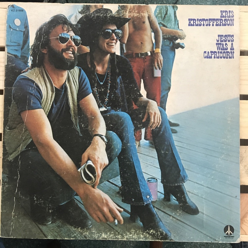 Kris Kristofferson Jesus Was A Capricorn Vinyl LP 12" Black 1972 Outlaw Country